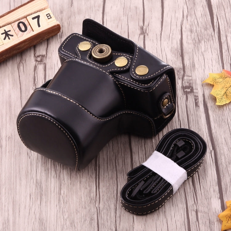 Full Body Camera PU Leather Case Bag with Strap for Canon EOS M10, For EOS M10