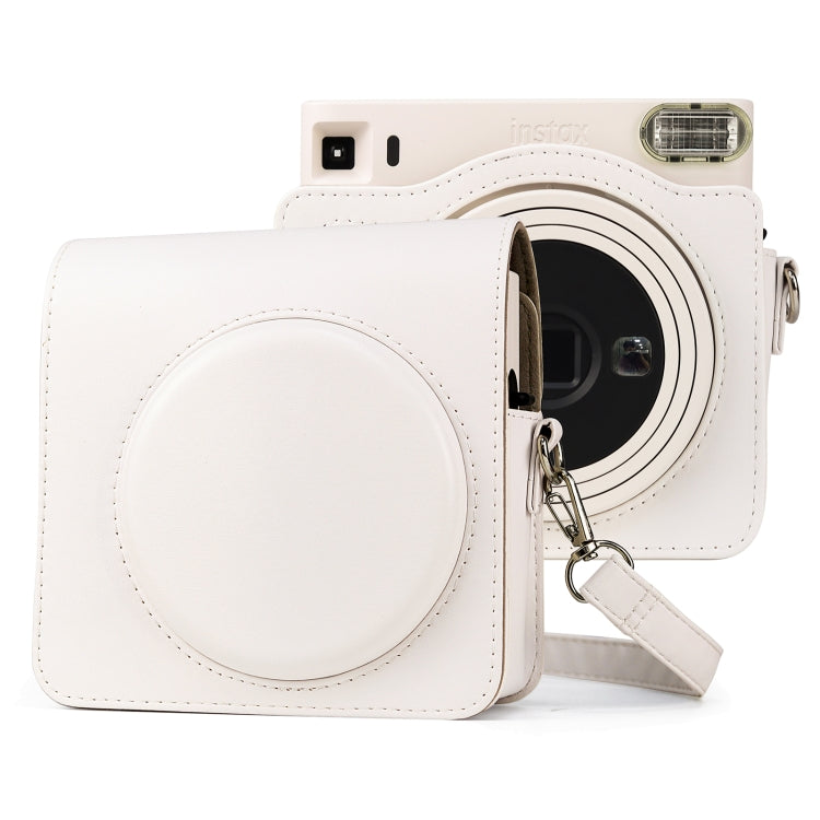 Full Body PU Leather Case Camera Bag with Strap for FUJIFILM instax Square SQ1