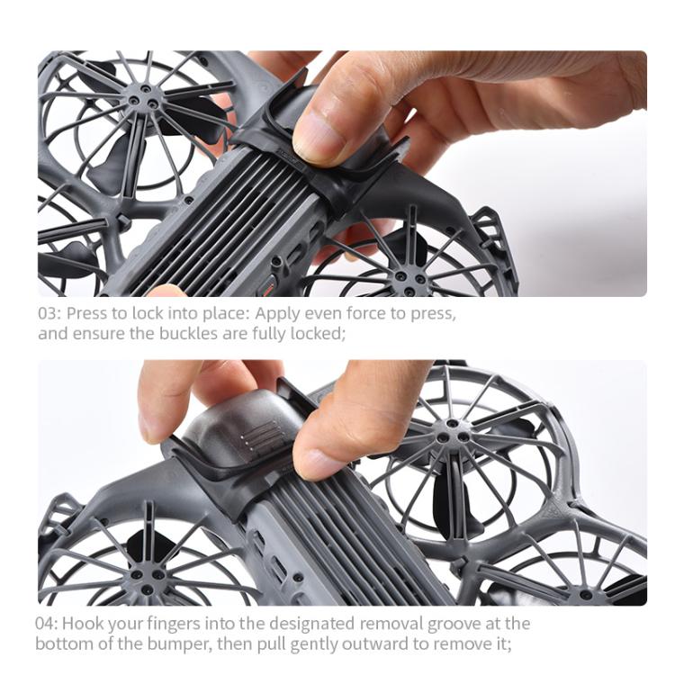 For DJI Neo 2 STARTRC Gimbal Lens Anti-collision Plastic Guard Bumper, For DJI Neo 2