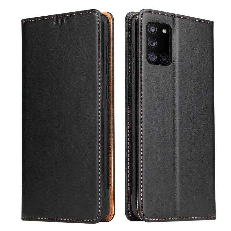 Fierre Shann PU Genuine Leather Texture Horizontal Flip Leather Case with Holder & Card Slots & Wallet, For Samsung Galaxy A21s, For Samsung Galaxy A31, For Samsung Galaxy A51 5G, For Samsung Galaxy A71 5G, For Samsung Galaxy M11