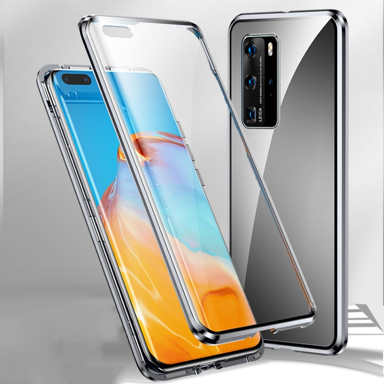Magnetic Metal Frame Double-sided Tempered Glass Case, For Huawei P40, For Huawei P40 Pro, For Huawei P40 Pro+
