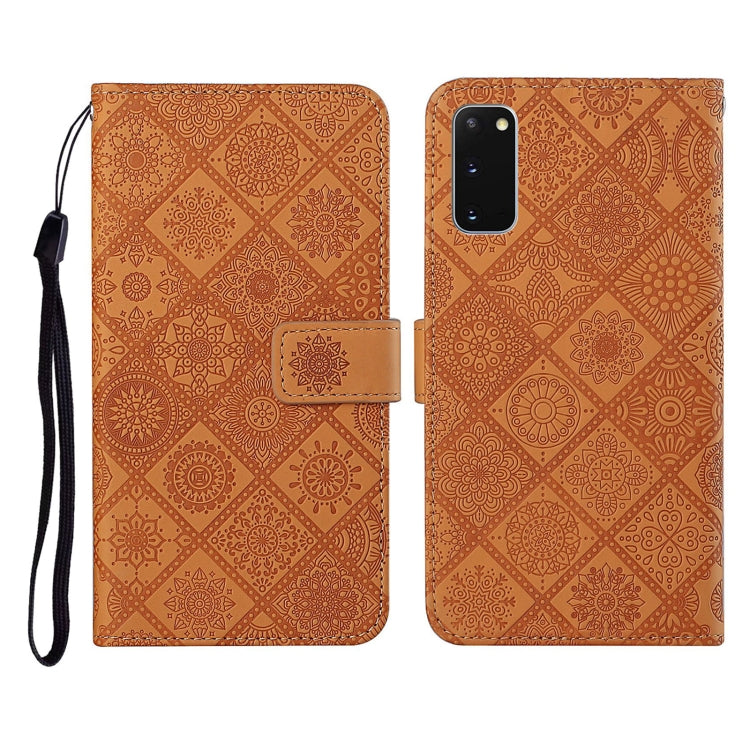 Ethnic Style Embossed Pattern Horizontal Flip Leather Case with Holder & Card Slots & Wallet & Lanyard, For Samsung Galaxy S20, For Samsung Galaxy S20 FE, For Samsung Galaxy S20+, For Samsung Galaxy S20 Ultra, For Samsung Galaxy Galaxy S21 5G