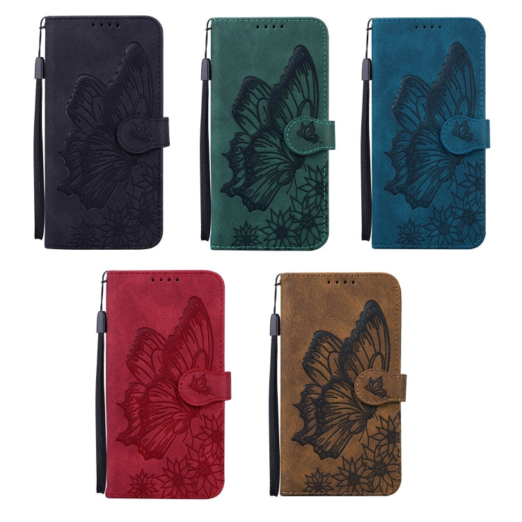 Retro Skin Feel Butterflies Embossing Horizontal Flip Leather Case with Holder & Card Slots & Wallet, For OPPO A52 / A72 / A92, For OPPO A9 (2020), For Huawei P Smart 2021, For Huawei Honor 10X Lite, For Nokia 2.4, For Nokia 3.4