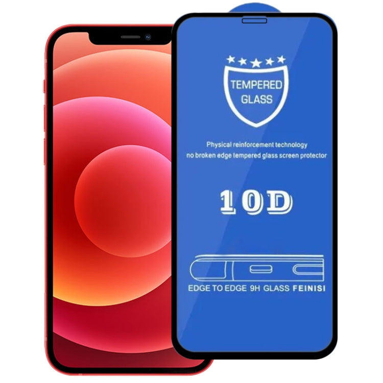 9H 10D Full Screen Tempered Glass Screen Protector, For iPhone 12 mini (Black) (1 PCS), For iPhone 12 mini (White) (1 PCS), For iPhone 12 / 12 Pro (White) (1 PCS), For iPhone 12 / 12 Pro (Black) (1 PCS), For iPhone 12 Pro Max (Black) (1 PCS)