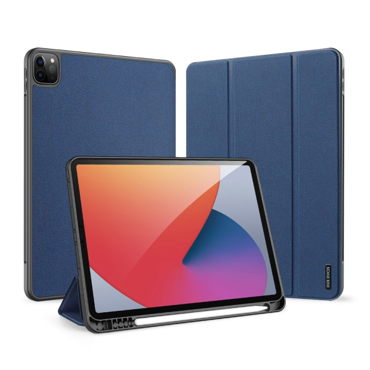 DUX DUCIS Domo Series Horizontal Flip Magnetic TPU + PU Leather Case with Three-folding Holder & Pen Slot & Sleep / Wake-up Function, iPad Pro 11 (2021)/(2020), iPad Pro 12.9 2021 / 2020