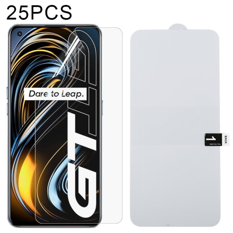 25 PCS Full Screen Protector Explosion-proof Hydrogel Film, For OPPO Realme GT 5G / Realme GT Master (25 PCS), For Xiaomi Redmi K40 / K40 Pro (25 PCS), For Xiaomi Redmi K40 Pro+ (25 PCS), For Xiaomi Redmi Note 10 4G / 5G / Note 10s (25 PCS)