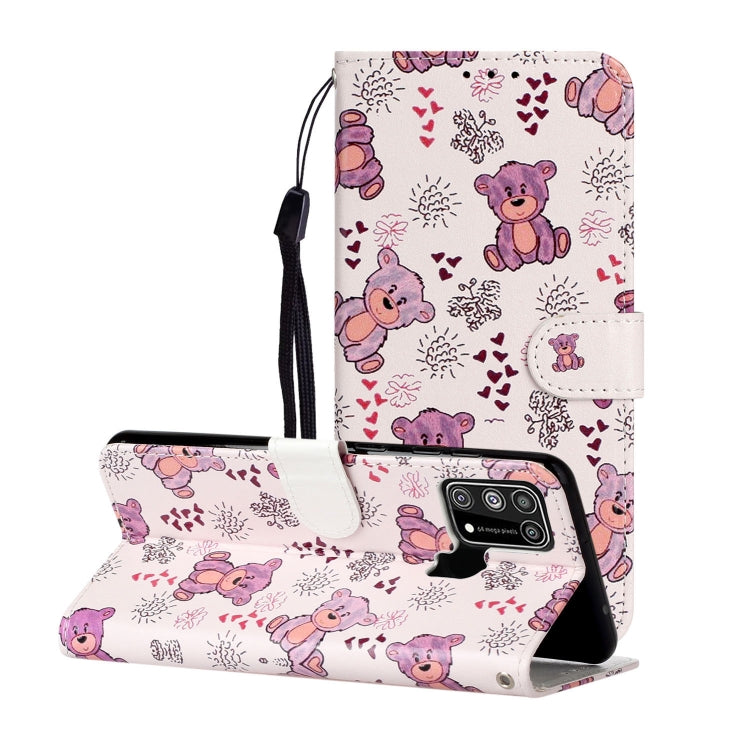 Oil Embossed Coloured Drawing Pattern Horizontal Flip PU Leather Case with Holder & Card Slots & Wallet, For Samsung Galaxy A02s, For Samsung Galaxy A12, For Samsung Galaxy M31