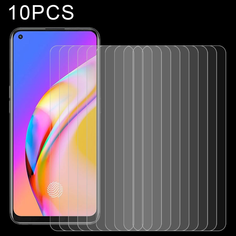 For Xiaomi Redmi Note 10 / Note 11 4G Global 6.43 inch/ Note 10 Global 6.43 inch / Poco M4 Pro 4G 10pcs 0.26mm 9H 2.5D Tempered Glass Film, For OPPO F19 Pro (10 PCS)