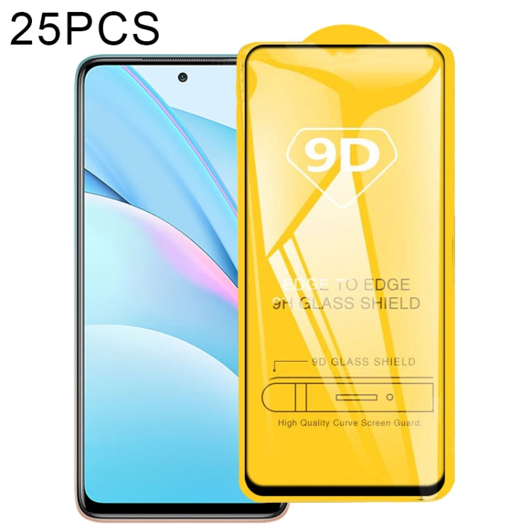 25 PCS 9D Full Glue Full Screen Tempered Glass Film, For Xiaomi Mi 10T 5G / 10T Pro 5G / 10T Lite 5G (25 PCS), For Xiaomi Redmi Note 10 5G (25 PCS), For Xiaomi Redmi Note 10 Pro / Note 10 Pro india (25 PCS), For Xiaomi Redmi Note 9T (25 PCS)