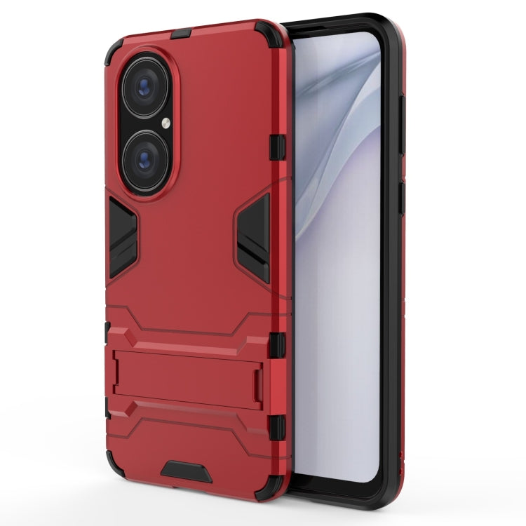 Shockproof PC + TPU Protective Case with Hidden Holder, For Xiaomi Redmi Note 10 Pro, For Xiaomi Mi 11 Ultra, For Huawei P50