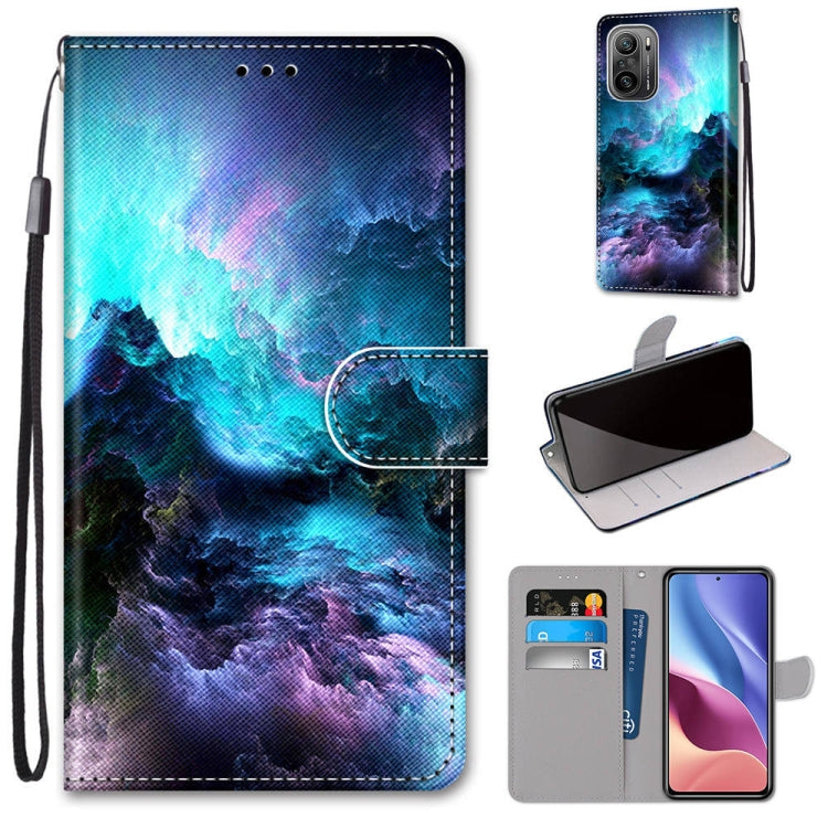 Coloured Drawing Cross Texture Horizontal Flip PU Leather Case with Holder & Card Slots & Wallet & Lanyard, For Nokia 1.4, For Xiaomi Redmi K40 / K40 Pro / K40 Pro+ / Mi 11i / Poco F3