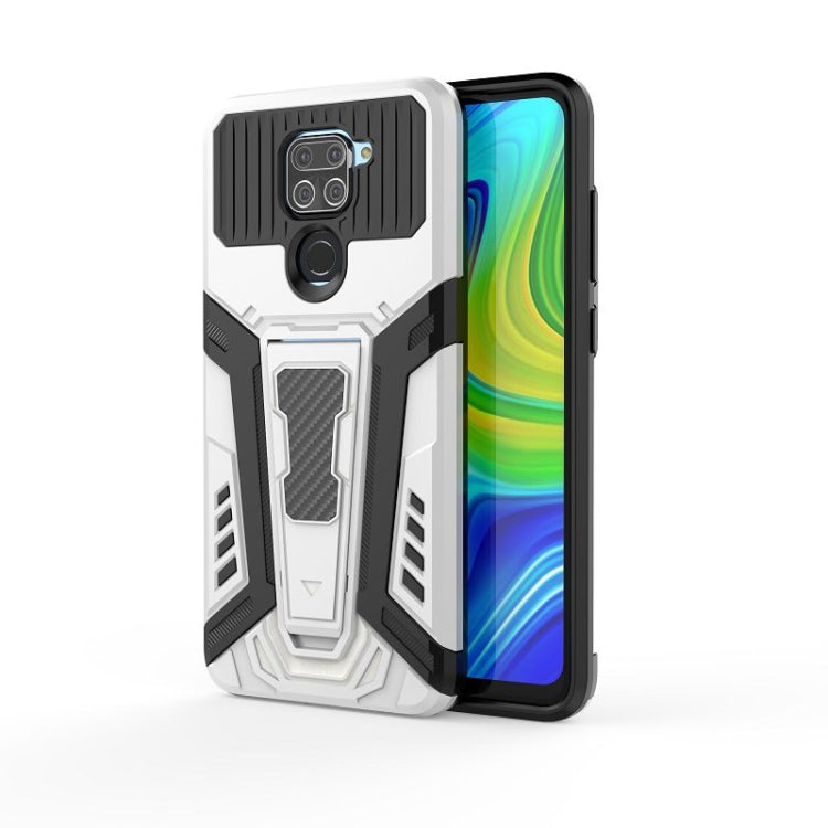 War Chariot Series Armor All-inclusive Shockproof PC + TPU Protective Case with Invisible Holder, For Xiaomi Mi 10T Lite 5G, For Xiaomi Poco X3, For Xiaomi Redmi Note 9