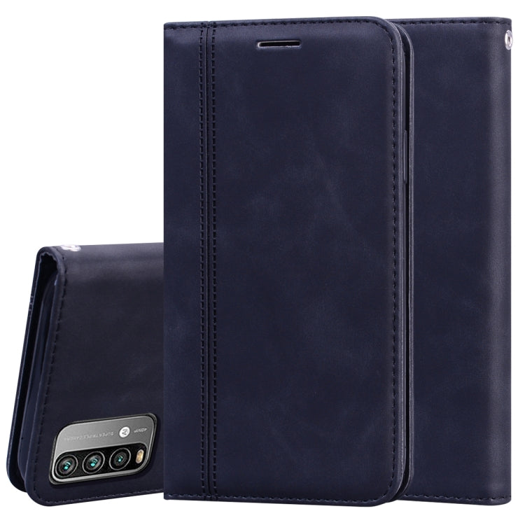 Frosted Business Magnetic Horizontal Flip PU Leather Case with Holder & Card Slot & Lanyard, For Xiaomi Redmi 9T, For Xiaomi Redmi Note 9T, For Xiaomi Redmi Note 10 4G, For Xiaomi Redmi K40 / K40 Pro, For Xiaomi Redmi Note 10 Pro, For Xiaomi Poco M3