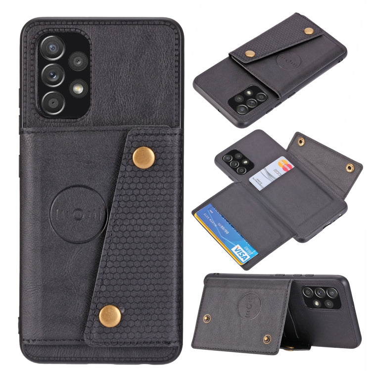 Double Buckle PU + TPU Shockproof Magnetic Protective Case with Card Slot & Holder, For OnePlus 9, For OnePlus 9 Pro, For Xiaomi Redmi K40, For Xiaomi Redmi Note 9 4G, For Xiaomi Redmi Note 10, For Samsung Galaxy A32 4G