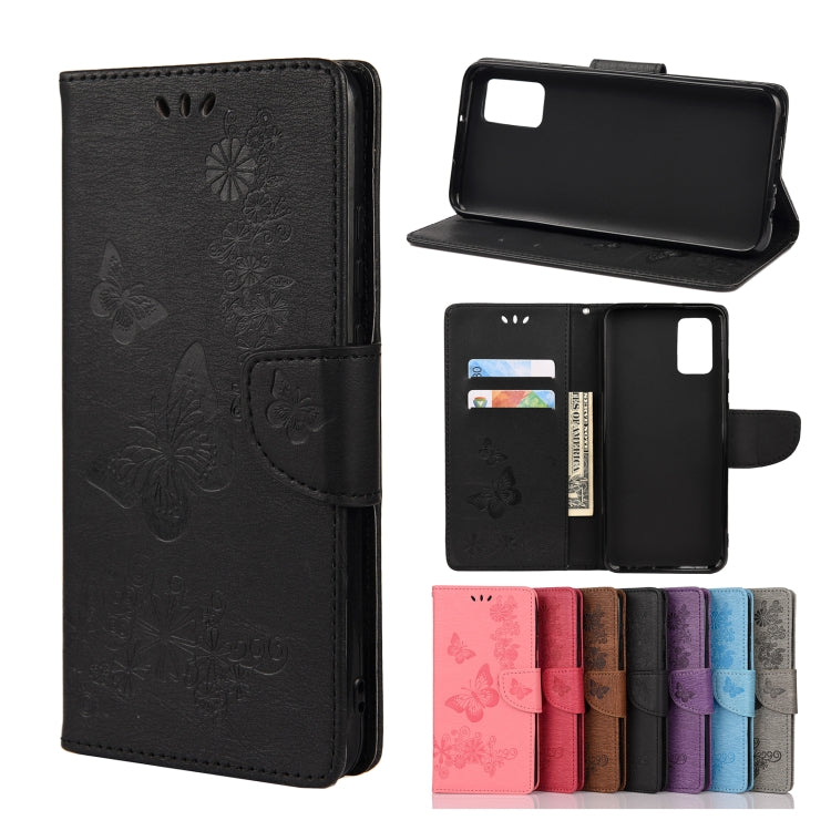 Butterflies Embossing Horizontal Flip Leather Case with Holder & Card Slots & Wallet, For Samsung Galaxy A02s (EU Version), For Samsung Galaxy A12 5G, For Samsung Galaxy A32 4G, For Samsung Galaxy A32 5G, For Samsung Galaxy A72 5G / 4G