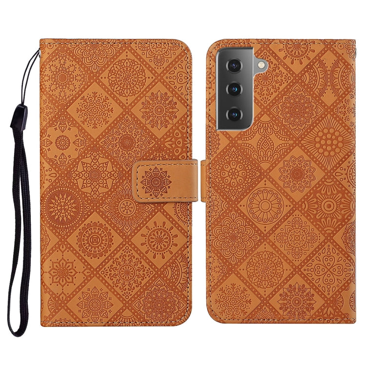 Ethnic Style Embossed Pattern Horizontal Flip Leather Case with Holder & Card Slots & Wallet & Lanyard, For Samsung Galaxy S21 FE, For Samsung Galaxy A52 5G / 4G, For Samsung Galaxy A72 5G / 4G, For Samsung Galaxy A22 4G, For Samsung Galaxy A22 5G