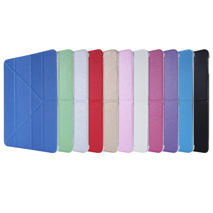 Silk Texture Horizontal Deformation Flip Leather Case with Holder, For iPad Air 13 2025 / 2024 / iPad Pro 12.9 2022 / 2021, For iPad Pro 11 2022 / 2021