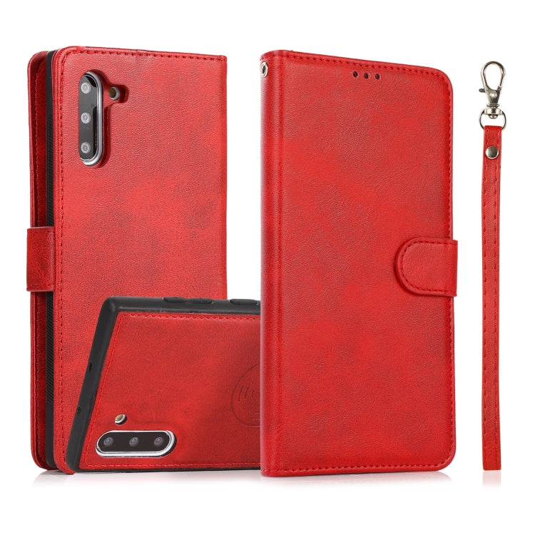 Calf Texture 2 in 1 Detachable Magnetic Back Cover Horizontal Flip Leather Case with Holder & Card Slots & Wallet & Photo Frame, For Samsung Galaxy Note10, For Samsung Galaxy Note10+, For Samsung Galaxy Note20, For Samsung Galaxy S10e