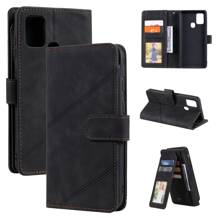 Skin Feel Business Horizontal Flip PU Leather Case with Holder & Multi-Card Slots & Wallet & Lanyard & Photo Frame, For Samsung Galaxy A21s, For Samsung Galaxy A40, For Samsung Galaxy A20e, For Samsung Galaxy A70, For Samsung Galaxy Note10+