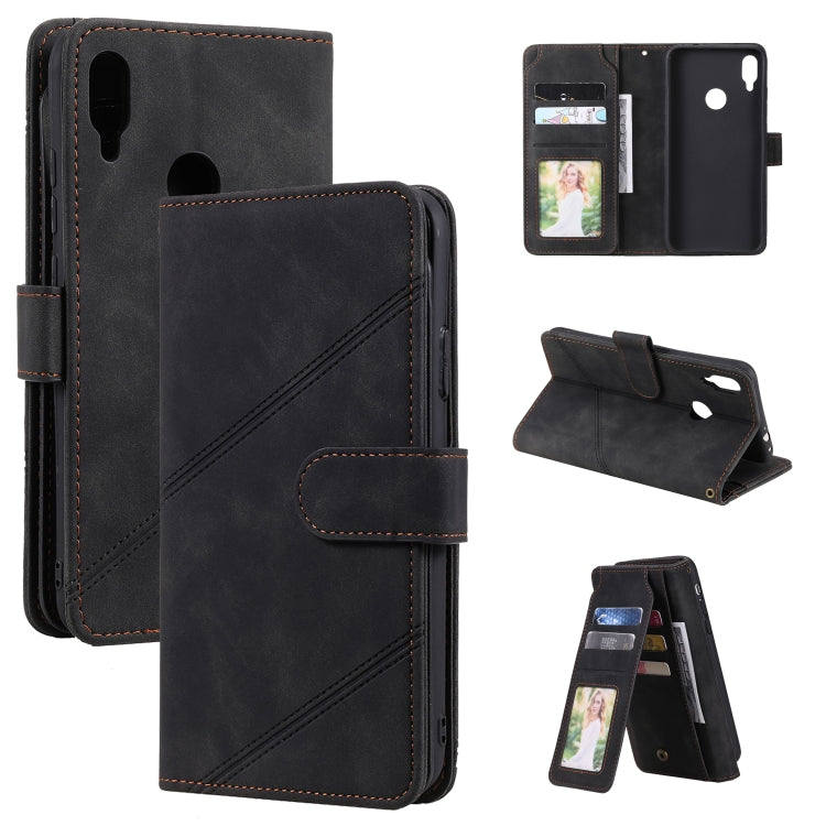 Skin Feel Business Horizontal Flip PU Leather Case with Holder & Multi-Card Slots & Wallet & Lanyard & Photo Frame, For Xiaomi Redmi Note 7, For Xiaomi Redmi Note 8, For Xiaomi Redmi 9A, For Xiaomi Redmi Note 8T, For Xiaomi Redmi 9C