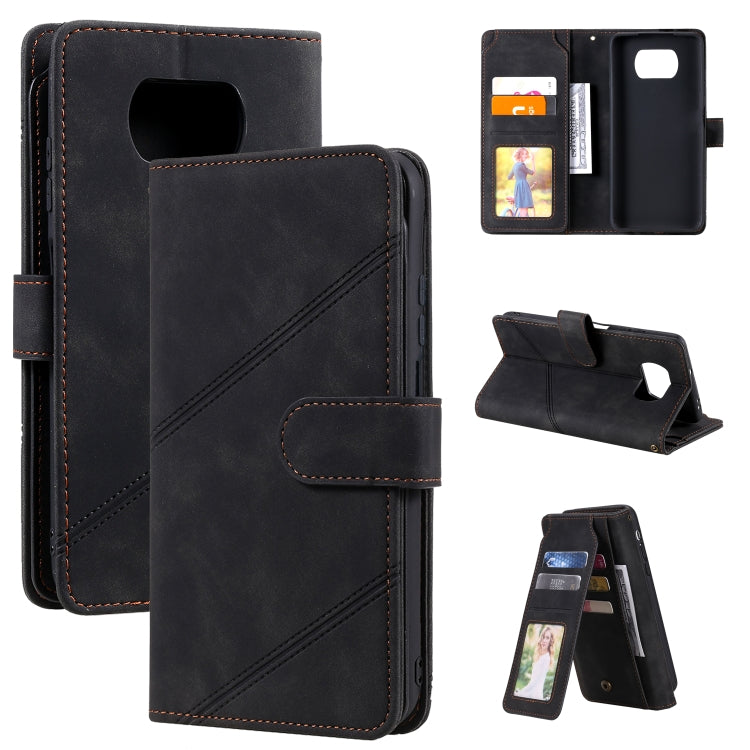 Skin Feel Business Horizontal Flip PU Leather Case with Holder & Multi-Card Slots & Wallet & Lanyard & Photo Frame, For Xiaomi Poco X3 NFC, For Xiaomi Redmi 8, For Xiaomi Redmi 8A, For Xiaomi Mi 10T 5G, For Xiaomi Redmi Note 10