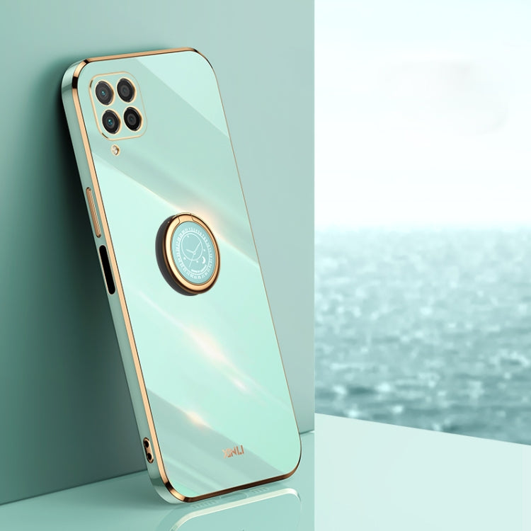 XINLI Straight Edge 6D Electroplate TPU Phone Case with Ring Holder, For Huawei Mate 30, For Huawei Mate 30 Pro, For Huawei Mate 40, For Huawei Mate 40 Pro, For Huawei nova 6 5G, For Huawei nova 6 SE