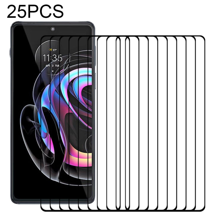 25 PCS Full Glue Full Screen Tempered Glass Film, For Motorola Edge 20 (25 PCS), For Motorola Edge 20 Lite / Edge 20 Fusion (25 PCS), For Motorola Edge 20 Pro (25 PCS)