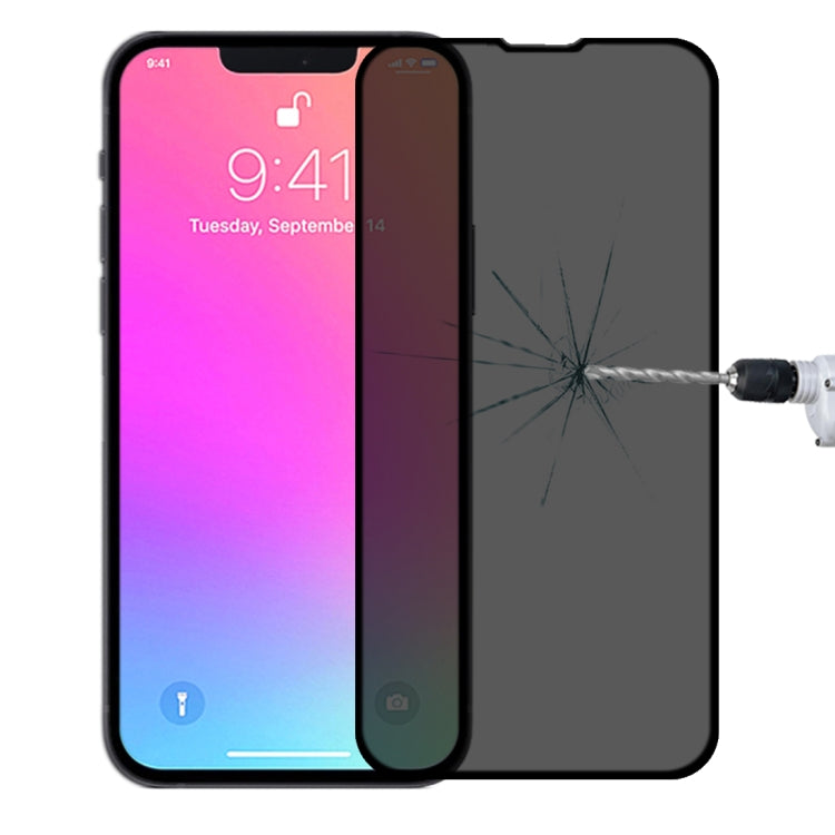 For iPhone 17e / 16e / 13 / 13 Pro Anti-peeping Plasma Oil Coated High Aluminum Wear-resistant Tempered Glass Film, For iPhone 13 mini (1 PC), For iPhone 17e / 16e / 14 / 13 / 13 Pro (1 PC), For iPhone 14 Plus / 13 Pro Max