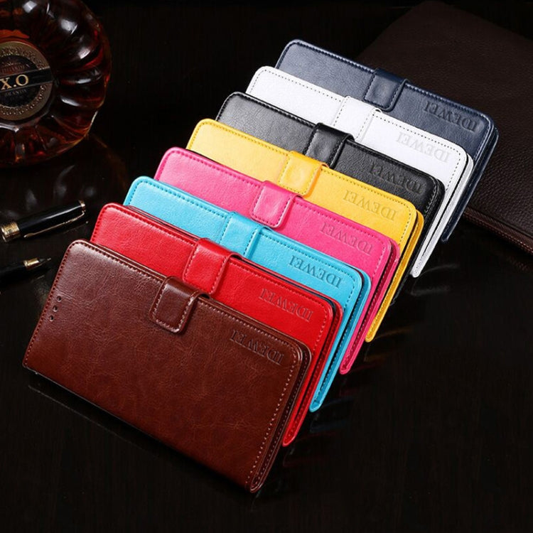 idewei Crazy Horse Texture Horizontal Flip Leather Case with Holder & Card Slots & Wallet, For iPhone 13 mini, For iPhone 13, For iPhone 13 Pro, For iPhone 13 Pro Max