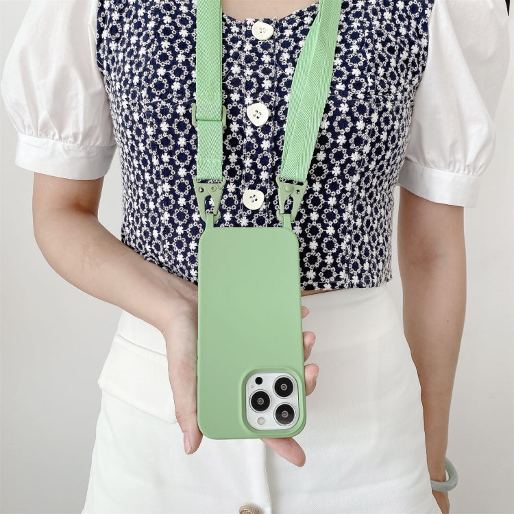 Elastic Silicone Protective Case with Wide Neck Lanyard, For iPhone 13, For iPhone 13 Pro, For iPhone 13 Pro Max, For iPhone 12 / 12 Pro, For iPhone 11, For iPhone 11 Pro, For iPhone 13 mini, For iPhone 12 Pro Max, For iPhone 11 Pro Max