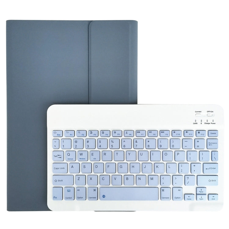 LX103 Solid Color Detachable Square Keycap Bluetooth Keyboard Leather Case with Stand, For Lenovo Smart Tab M10 HPD Plus TB-X606F 10.3 inch, For Lenovo Pad Tab P11 11 inch TB-J606F, For Lenovo Pad Tab P11 Pro 11.5 inch TB-J706F