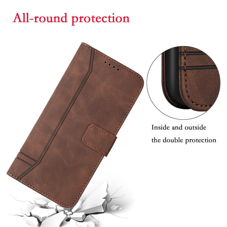Retro Skin Feel Horizontal Flip Soft TPU + PU Leather Case with Holder & Card Slots & Photo Frame, For Samsung Galaxy F22