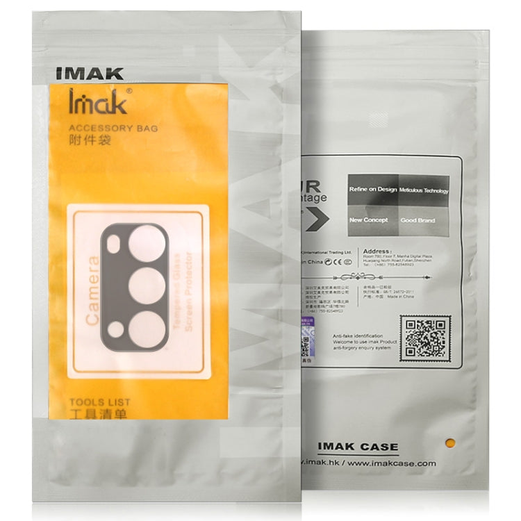 IMAK Integrated Rear Camera Lens Tempered Glass Film with Lens Cap Black Version, For Samsung Galaxy Z Fold3 5G