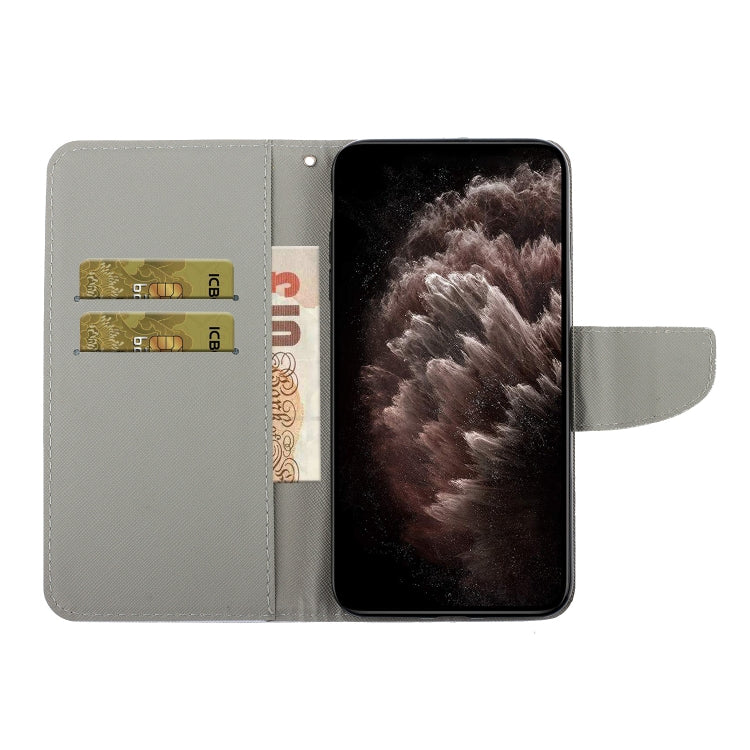 Painted Pattern Horizontal Flip Leather Case with Holder & Card Slot & Wallet, For Samsung Galaxy A22, For Samsung Galaxy A22 5G