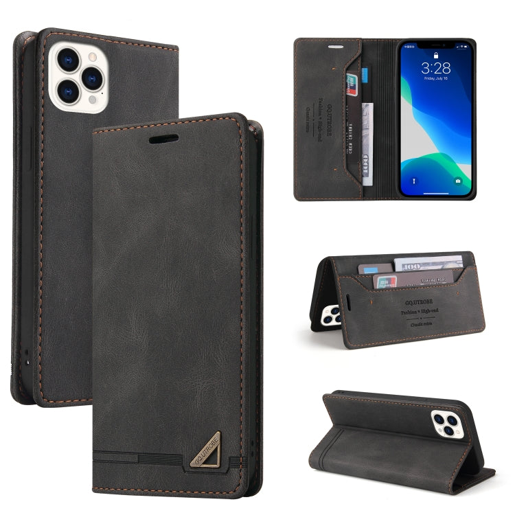 Skin Feel Anti-theft Brush Horizontal Flip Leather Case with Holder & Card Slots & Wallet, For iPhone 13 Pro Max, For iPhone 13 Pro, For iPhone 13, For iPhone 13 mini, For iPhone 12 Pro Max, For iPhone 12 / 12 Pro, For iPhone 12 mini