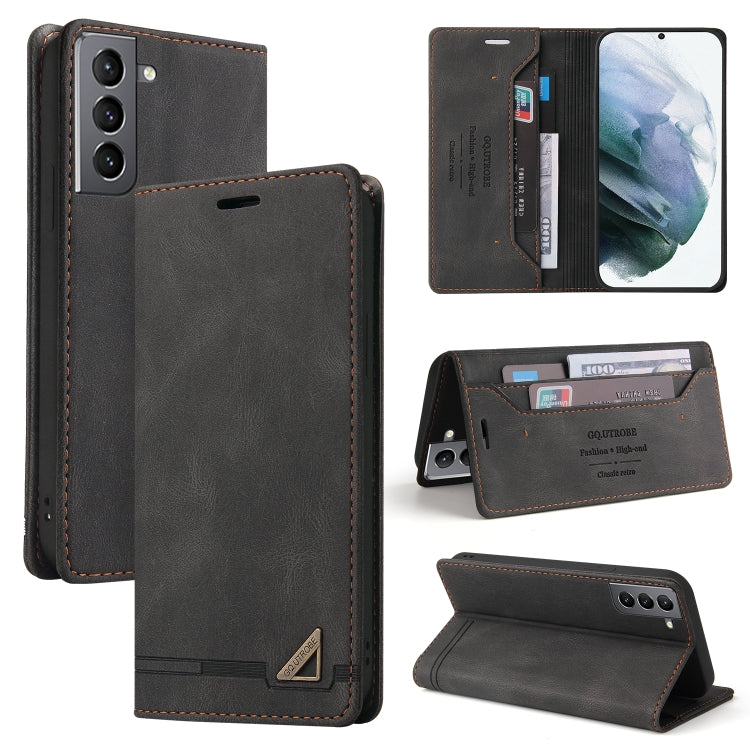 Skin Feel Anti-theft Brush Horizontal Flip Leather Case with Holder & Card Slots & Wallet, For Samsung Galaxy S21 5G, For Samsung Galaxy S21+ 5G, For Samsung Galaxy S21 Ultra 5G, For Samsung Galaxy S21 FE 5G, For Samsung Galaxy S20