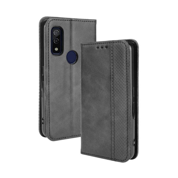 Magnetic Buckle Retro Crazy Horse Texture Horizontal Flip Leather Case with Holder & Card Slots & Photo Frame, For Fujitsu Arrows WE, For Blackview Oscal C20, For Nokia C30, For Nokia C50 5G, For Oukitel WP13 5G, For Aquos Sense6, For Aquos Zero6