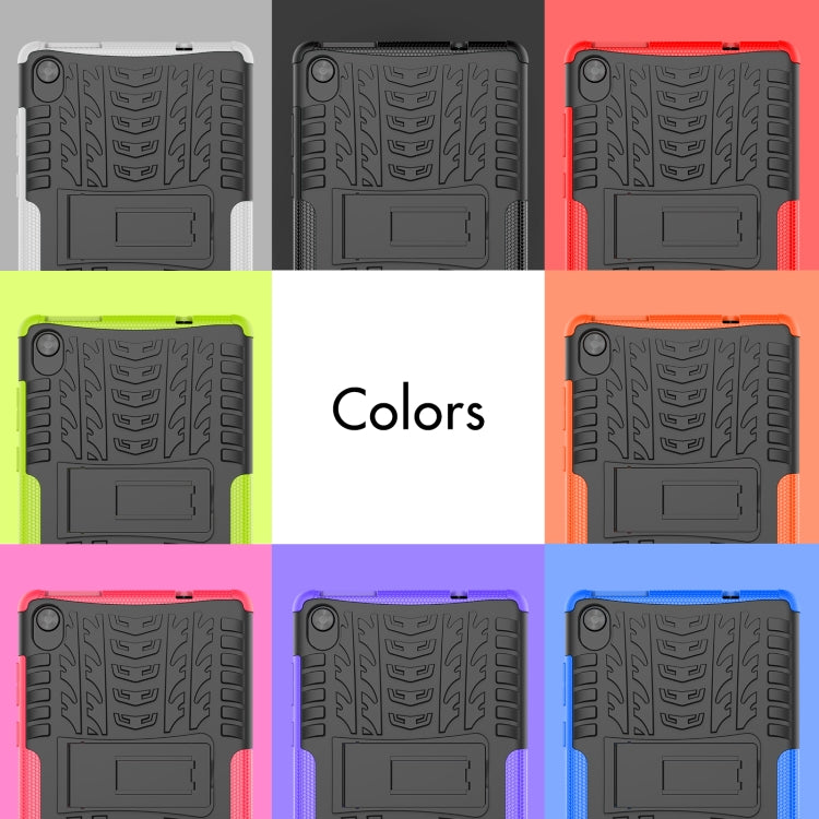 Tire Texture Shockproof TPU+PC Tablet Case with Holder, For Lenovo Tab M8 3rd Gen / M8 HD