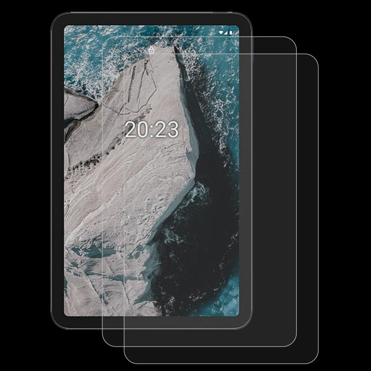 2 PCS 9H 2.5D Explosion-proof Tempered Tablet Glass Film, For Nokia T20, For Amazon Kindle Paperwhite 5 6.8 2021, For OPPO Realme Pad, For Samsung Galaxy Tab A8 / X200 / X205 / Galaxy Tab A8 10.5 2021 (2 PCS), For Samsung Galaxy Tab S8 (2pcs)