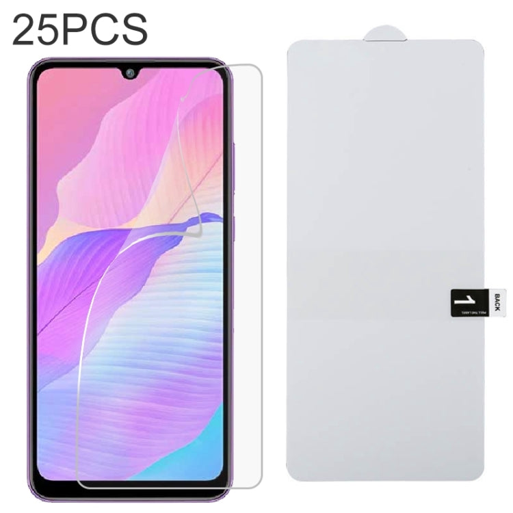 25 PCS Full Screen Protector Explosion-proof Hydrogel Film, For Huawei Enjoy 20e (25 PCS), For Samsung Galaxy A53 (25 PCS), For Samsung Galaxy A82 (25 PCS), For Huawei nova Y60 (25 PCS), For vivo Y20 2021 (25 PCS), For vivo iQOO Neo5 Lite (25 PCS)
