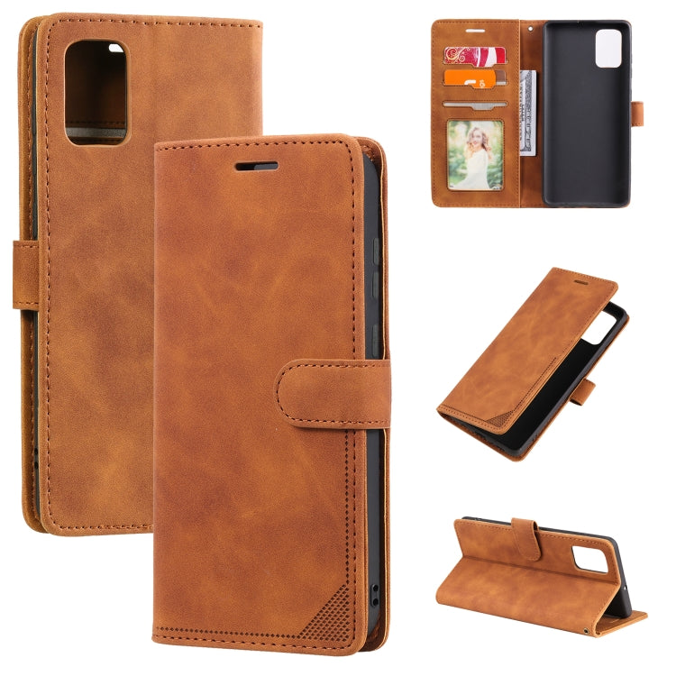 Skin Feel Anti-theft Brush Horizontal Flip Leather Phone Case, For Samsung Galaxy A71, For Samsung Galaxy A40, For Samsung Galaxy S21+ 5G, For Samsung Galaxy S21 Ultra 5G, For Samsung Galaxy Note20 Ultra, For Samsung Galaxy S20 FE