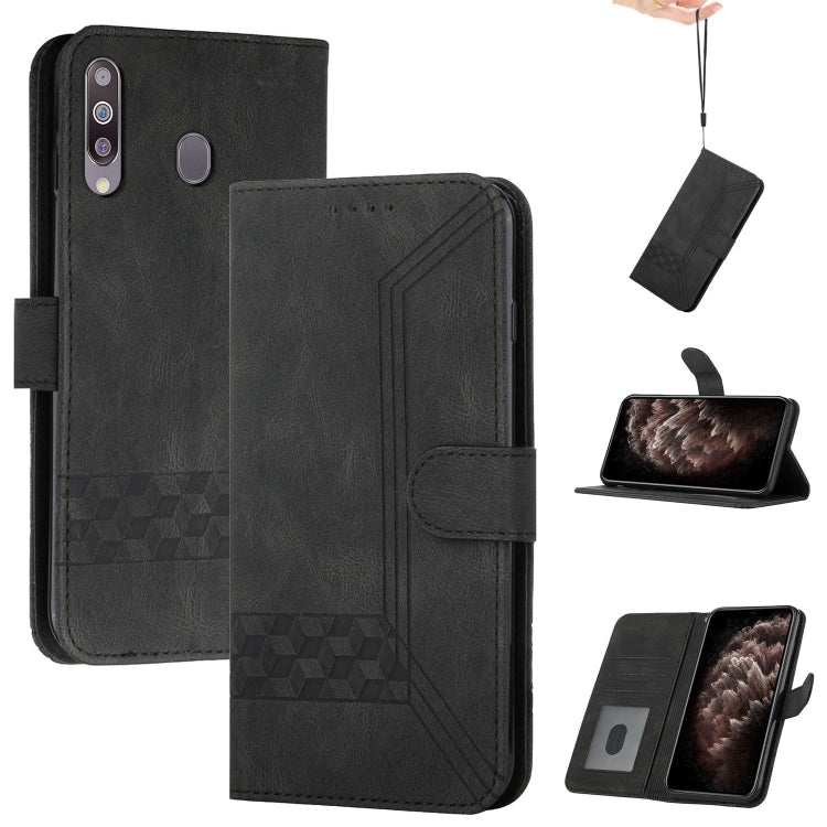 Cubic Skin Feel Flip Leather Phone Case, For Samsung Galaxy A20s, For Samsung Galaxy A21s, For Samsung Galaxy A21 EU Version, For Samsung Galaxy A22 4G, For Samsung Galaxy A22 5G, For Samsung Galaxy A30 / A20, For Samsung Galaxy A31