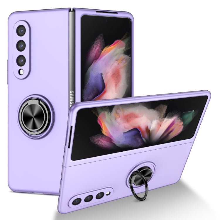 Armor Ring Holder Phone Case, For Samsung Galaxy Fold, For Samsung Galaxy Z Flip 5G, For Samsung Galaxy Z Flip3 5G, For Samsung Galaxy Z Fold2 5G, For Samsung Galaxy Z Fold3 5G