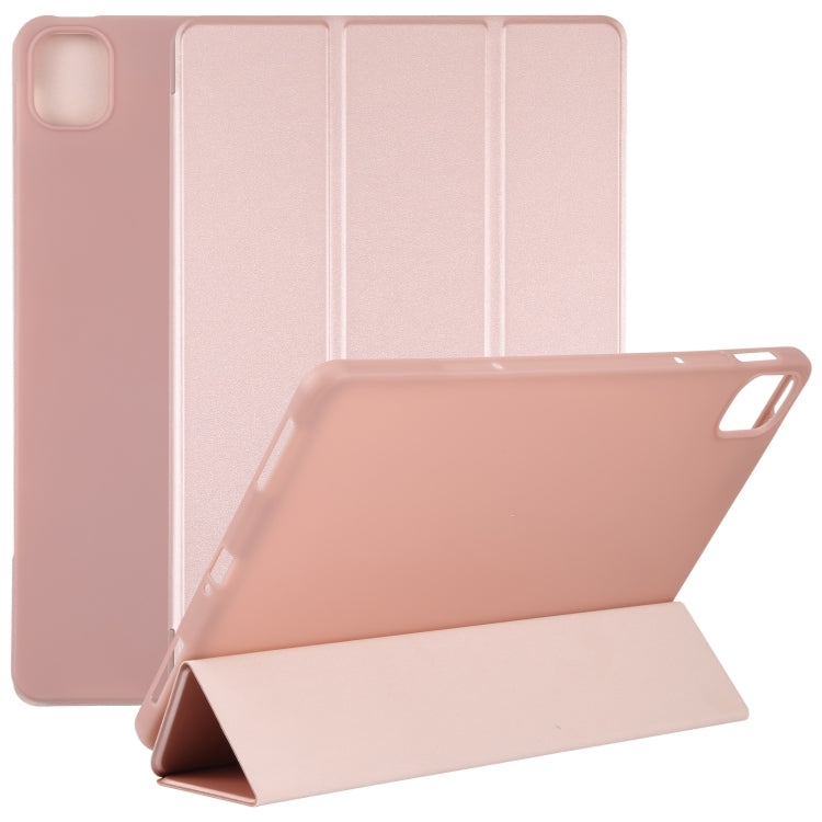 TPU Three-fold Leather Tablet Case, For Xiaomi Mi Pad 5