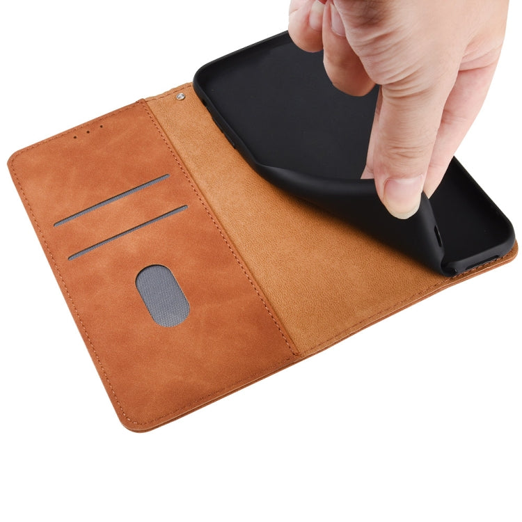 Skin Feel Magnetic Buckle Leather Phone Case, For TCL 205, For UMIDIGI A11S, For OnePlus Nord N20 5G