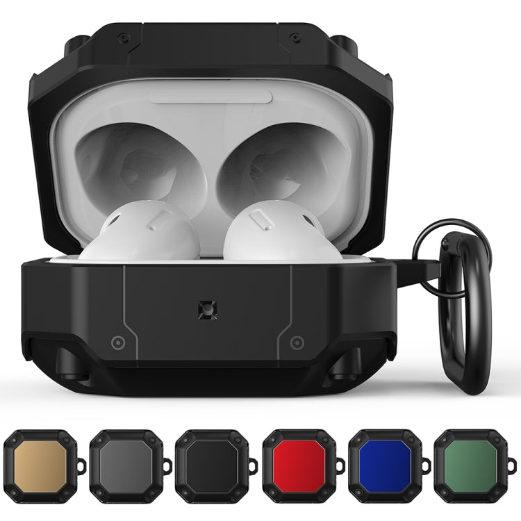 Mecha Hardware Earphone Protective Case with Hook, For AirPods 3, For AirPods 2 / 1, For AirPods Pro, For Samsung Galaxy Buds 2 / Buds Pro / Buds Live / Buds 2 Pro