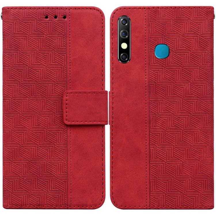 Geometric Embossed Leather Phone Case, For LG K41S / K51S, For LG K61, For LG K42, For LG K50 / Q60, For LG K52 / K62 / Q52, For LG Stylo 6 / K71, For LG Velvet / G9 5G / 4G, For Tecno Camon 12 / Spark 4