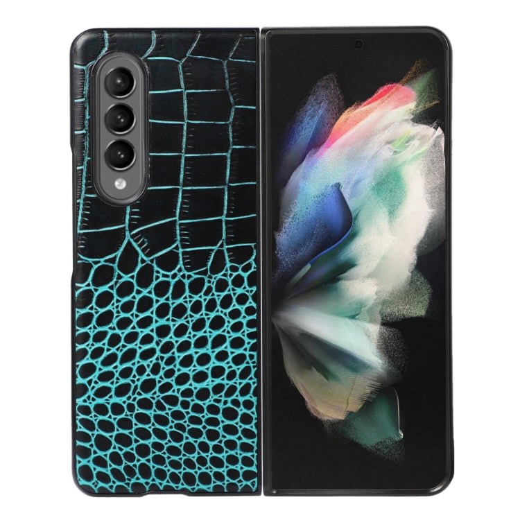 Crocodile Top Layer Cowhide Leather Phone Case, For Samsung Galaxy S22 5G, For Samsung Galaxy S22+ 5G, For Samsung Galaxy S22 Ultra 5G, For Samsung Galaxy Z Flip 3 5G, For Samsung Galaxy Z Fold2 5G, For Samsung Galaxy Z Fold3 5G