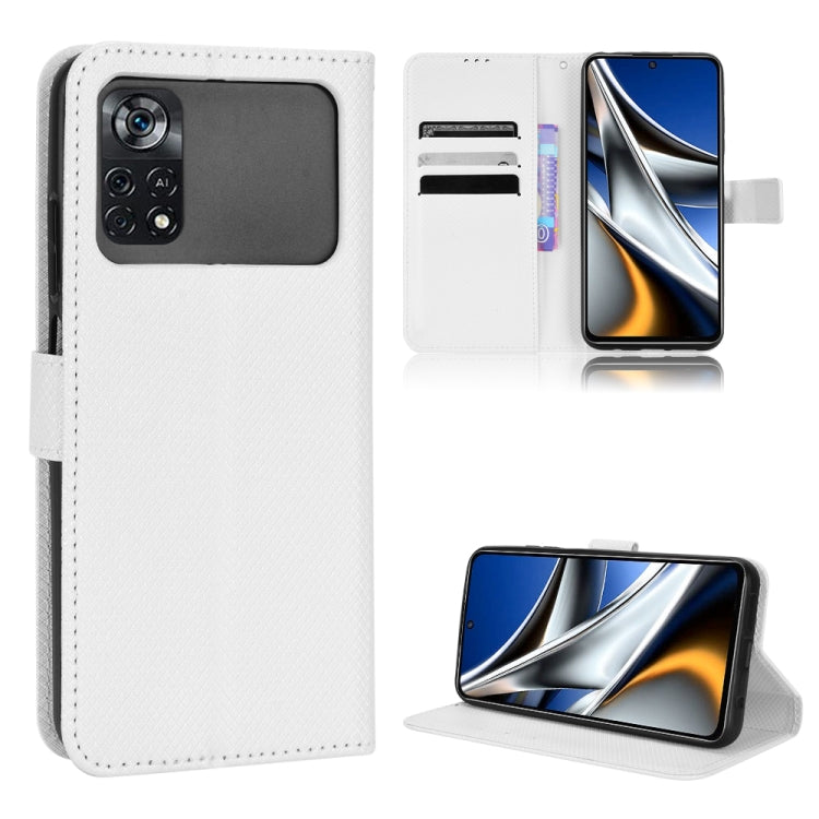 Diamond Texture Leather Phone Case, For Xiaomi Poco M4 Pro 4G Fine Hole, For Xiaomi Poco M4 Pro 5G Big Hole, For Xiaomi Poco M4 Pro 5G Fine Hole, For OnePlus Nord CE 2 5G, For OPPO A7 / AX7 / A5s / AX5s / A21, For OPPO Find X5 Pro, For OPPO Find X5