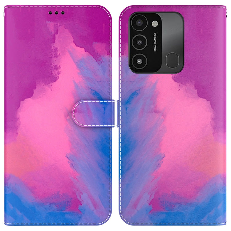 Watercolor Pattern Horizontal Flip Leather Phone Case, For Tecno Spark 8P, For Tecno Spark Go 2022 / Spark 8C